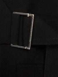 Heavy Cady Wrap Blazer