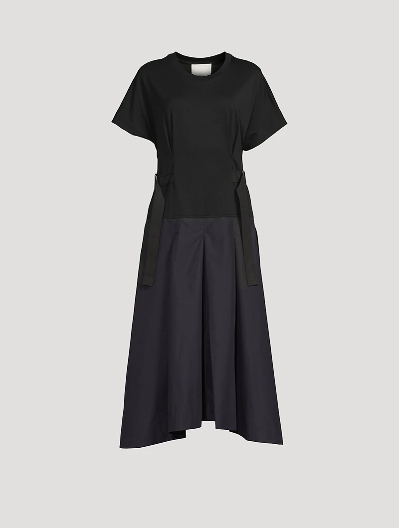 Belted T-Shirt Midi Dress
