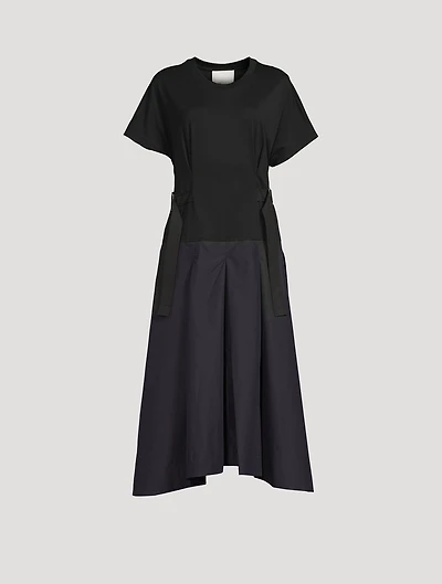 Belted T-Shirt Midi Dress