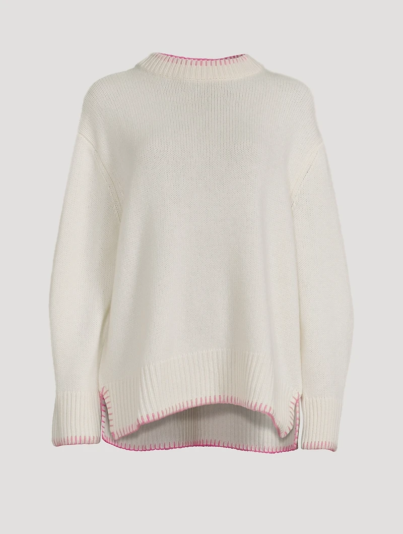 Agatha Cashmere Crewneck Sweater
