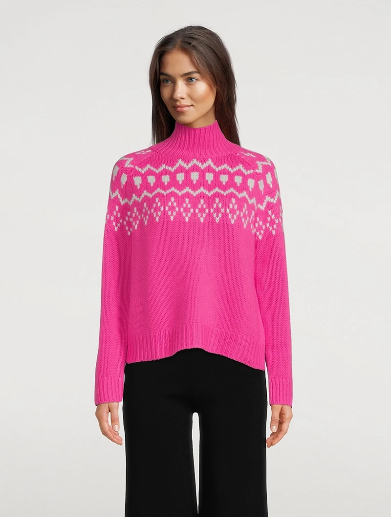 Nina Cashmere Turtleneck Sweater