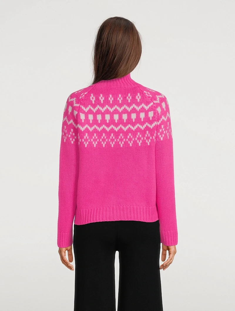 Nina Cashmere Turtleneck Sweater