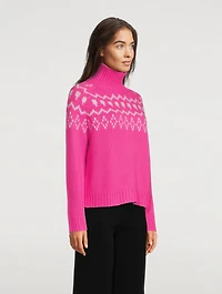 Nina Cashmere Turtleneck Sweater
