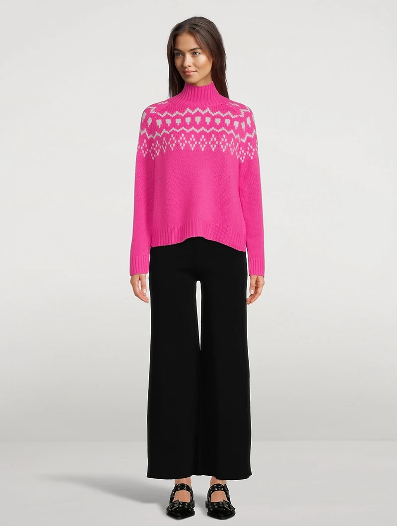Nina Cashmere Turtleneck Sweater