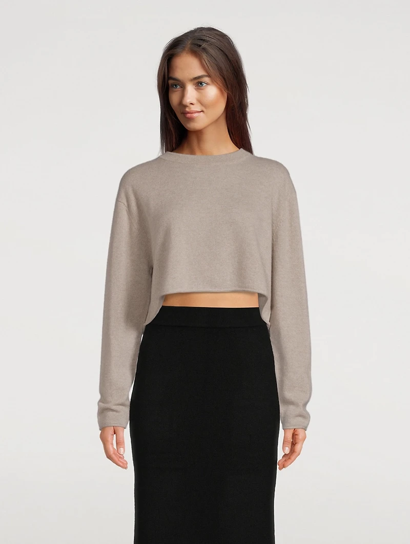 Chloe Cashmere Cropped Sweater