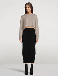 Chloe Cashmere Cropped Sweater