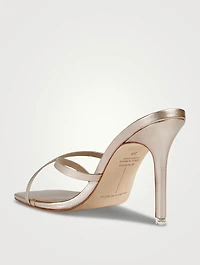 Arielle Metallic Leather Mules