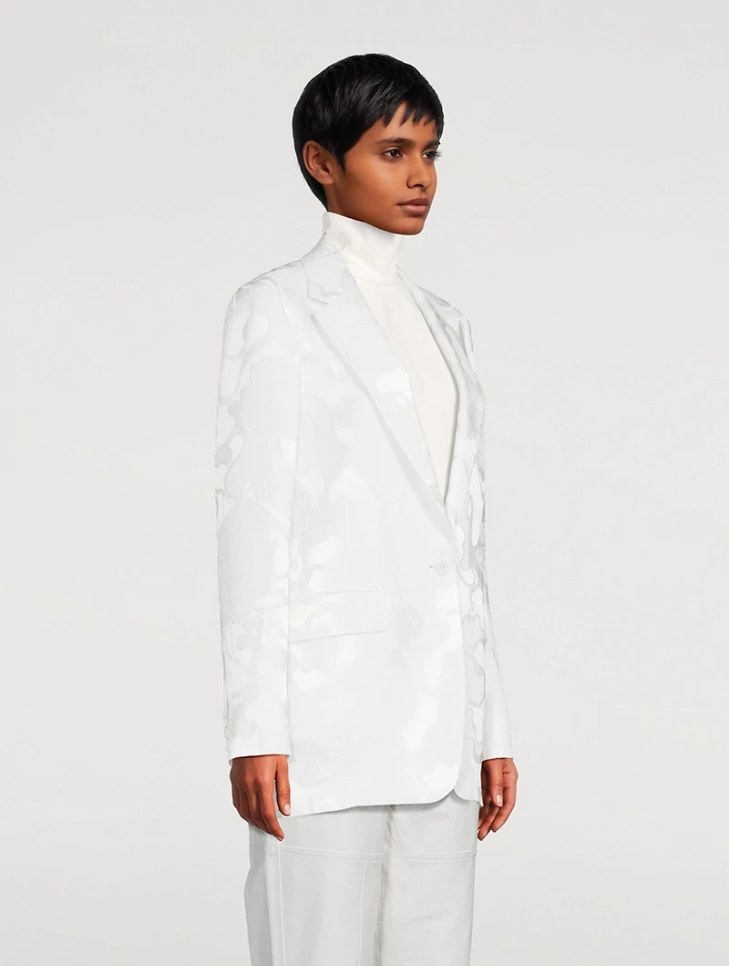 Blanchet Jacquard Satin Blazer
