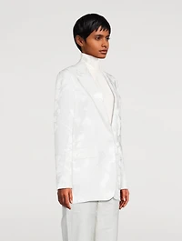 Blanchet Jacquard Satin Blazer