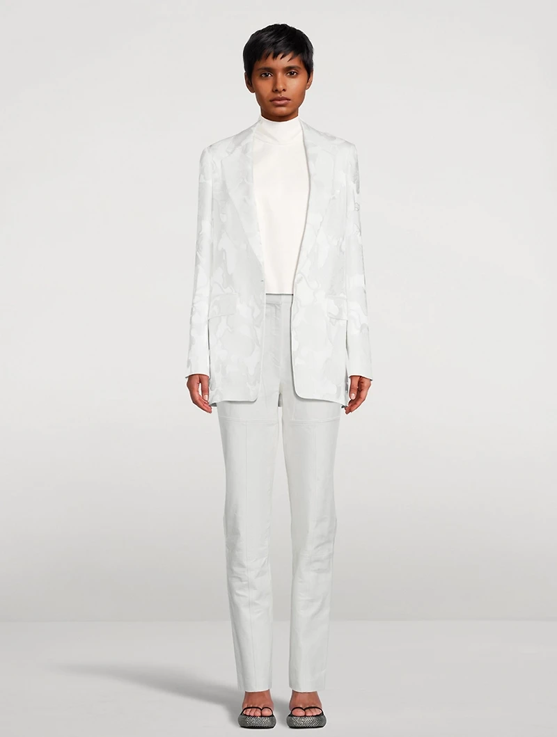 Blanchet Jacquard Satin Blazer
