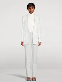 Blanchet Jacquard Satin Blazer