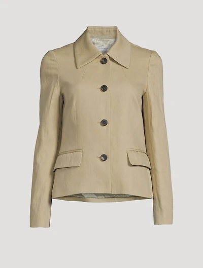 Vetty Cotton And Linen Jacket