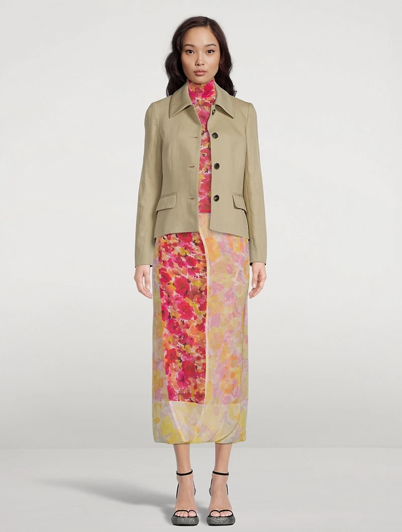 Vetty Cotton And Linen Jacket