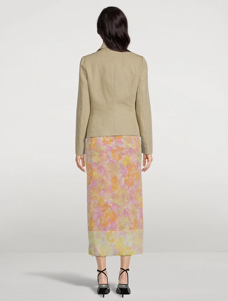 Vetty Cotton And Linen Jacket