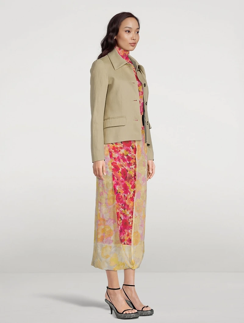 Vetty Cotton And Linen Jacket