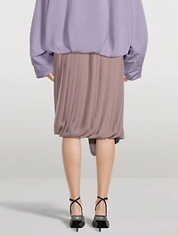 Sagan Pleated Midi Skirt