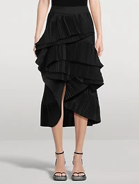 Seda Pleated Midi Skirt
