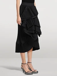 Seda Pleated Midi Skirt
