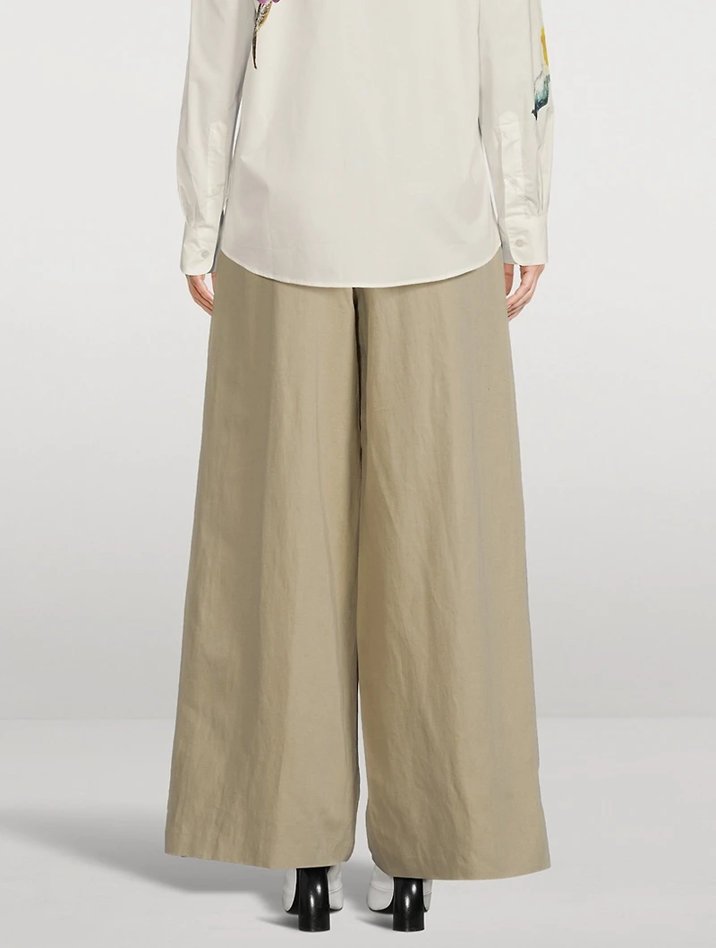 Pamplona Wide-Leg Trousers