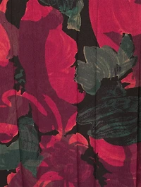 Dinta Wrap Dress Camellias Print