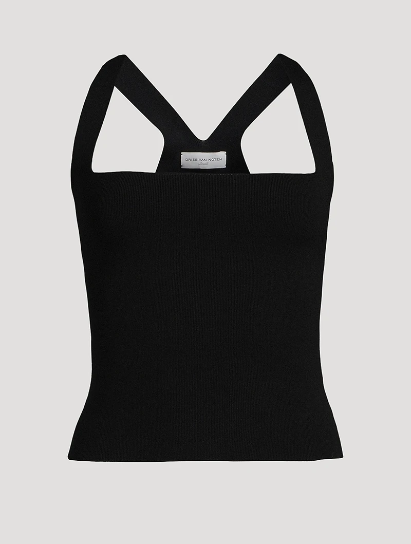 Tiny Rib-Knit Tank Top