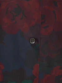 Clavelly Poplin Shirt Floral Print
