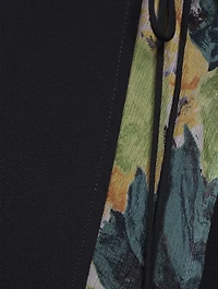 Silene Silk Maxi Skirt Floral Print