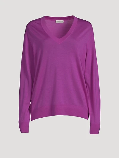 Tuna Merino Wool V-Neck Sweater