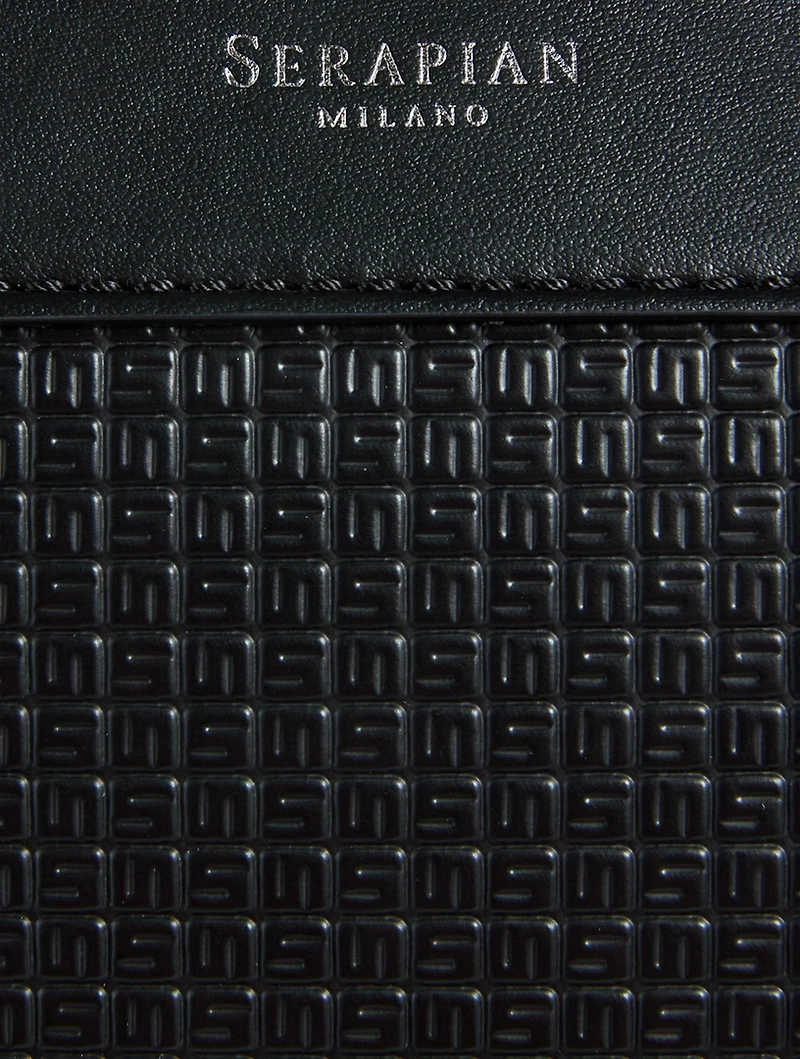 Stepan Coated Canvas Leather Backpack