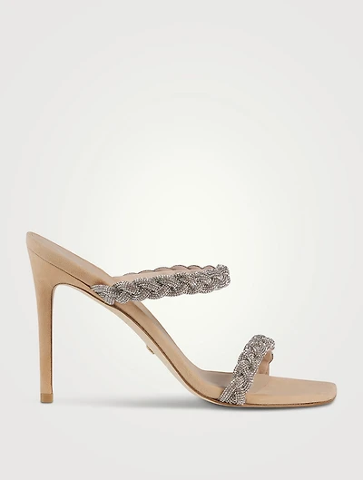 Addison Braided Suede Mules