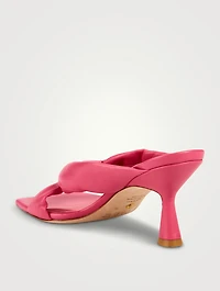 Playa Knotted Leather Mules