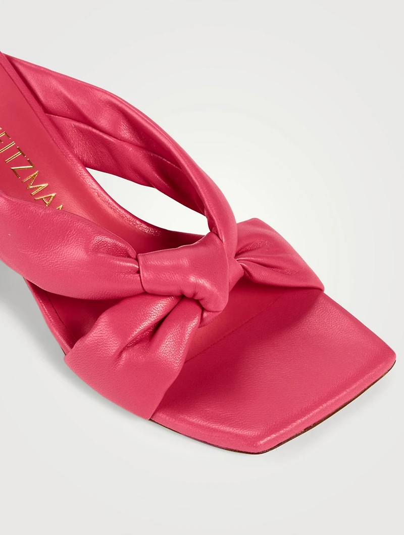 Playa Knotted Leather Mules