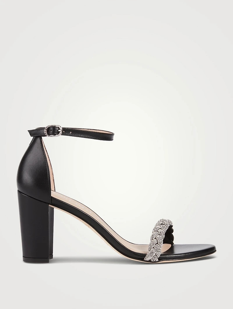 Nearlynude Embellished Leather Sandals