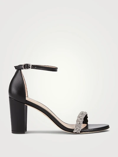 Nearlynude Embellished Leather Sandals