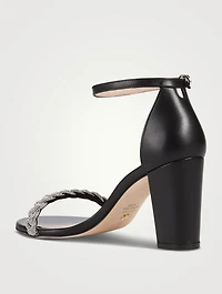 Nearlynude Embellished Leather Sandals