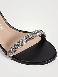 Nearlynude Embellished Leather Sandals