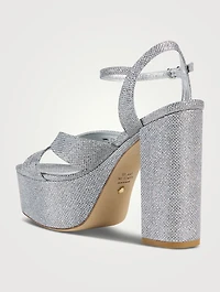 Miami Metallic Platform Sandals