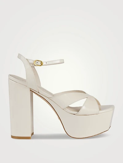 Miami Leather Platform Sandals