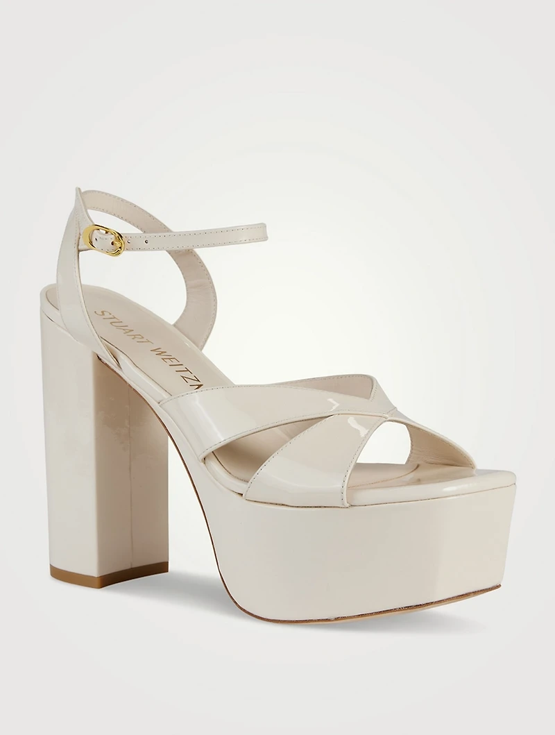 Miami Leather Platform Sandals