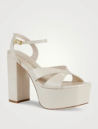 Miami Leather Platform Sandals