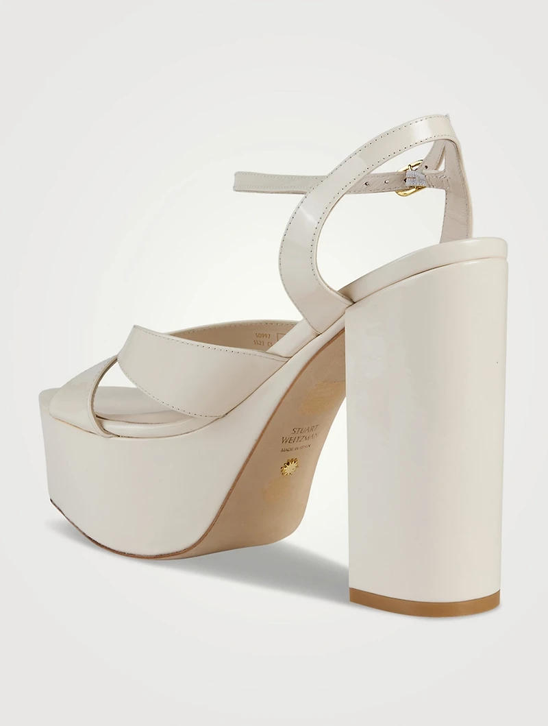 Miami Leather Platform Sandals