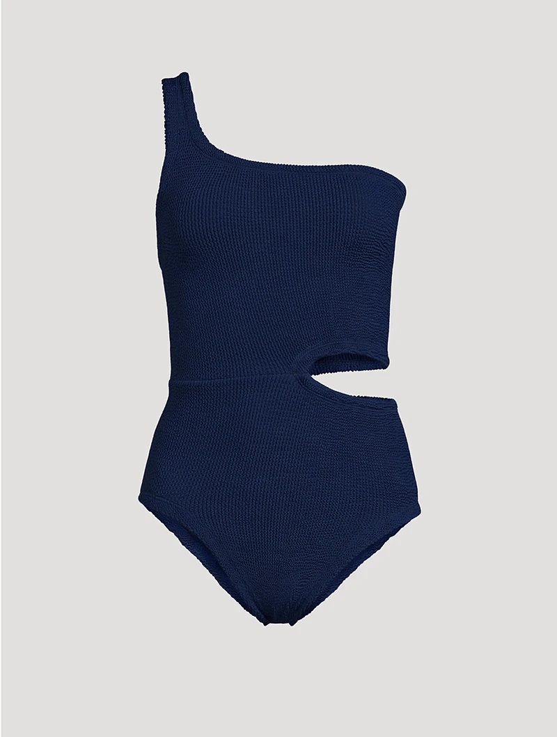 Lena Swim One-Shoulder One-Piece Swimsuit