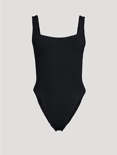Square Neck One-Piece Swimsuit