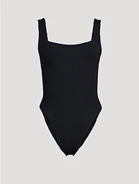 Square Neck One-Piece Swimsuit