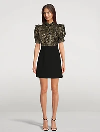 Clementine Short-Sleeve Mini Dress