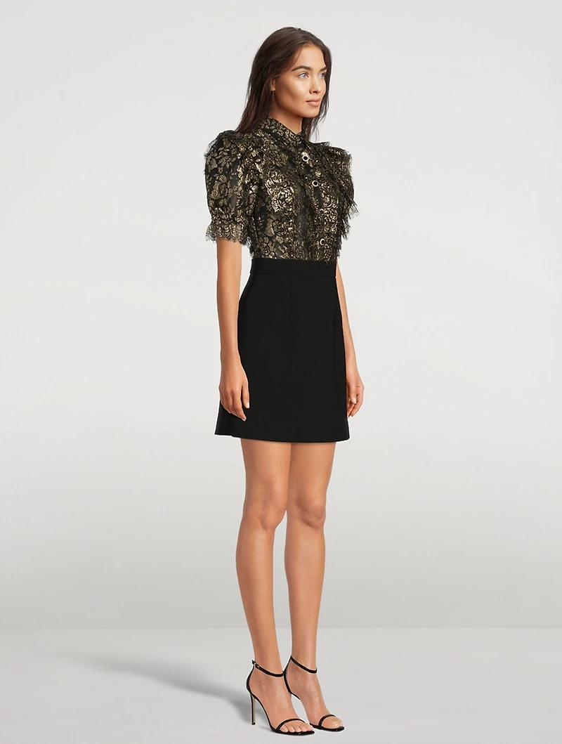 Clementine Short-Sleeve Mini Dress