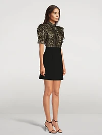 Clementine Short-Sleeve Mini Dress