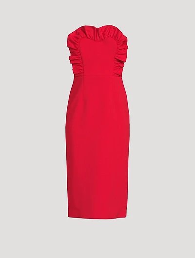Scarlett Strapless Midi Dress
