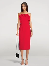 Scarlett Strapless Midi Dress