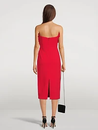 Scarlett Strapless Midi Dress